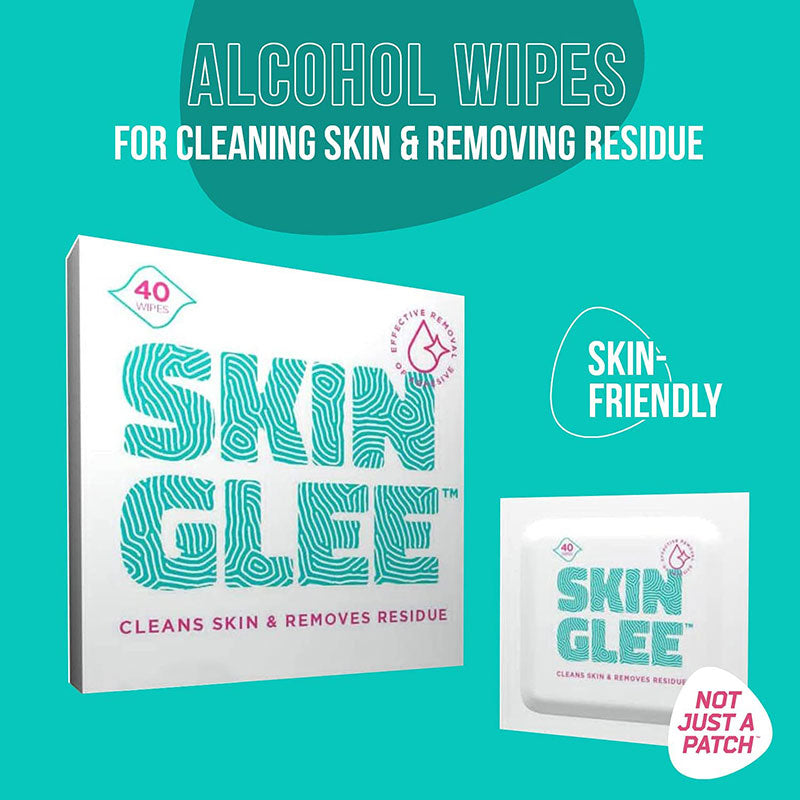 Skin Glee adhesive remover wipes - 40 pack