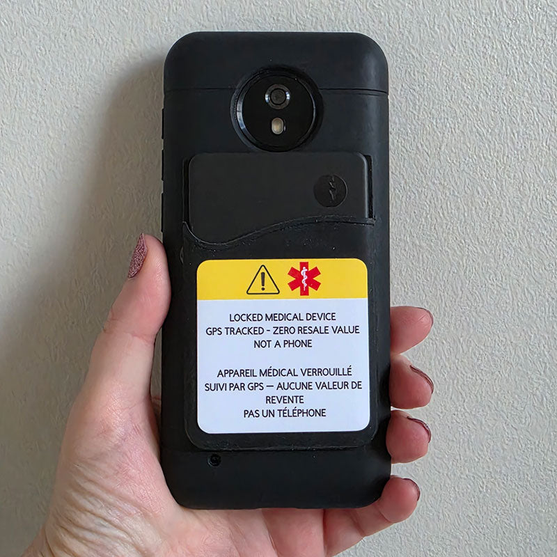 Medical device Theft deterring sticker