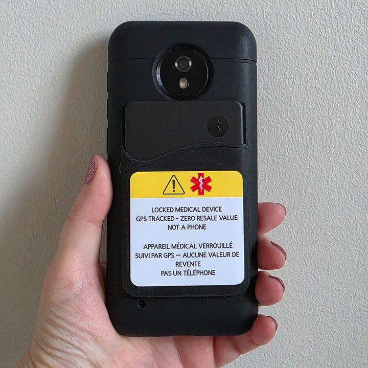Medical device Theft deterring sticker