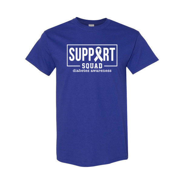 Support squad - Diabetes awareness Unisex t-shirt