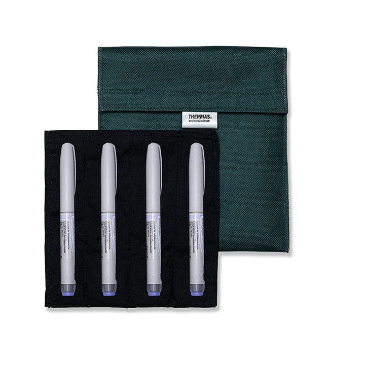 Thermas Four-pen pouch Insulin cooling wallet