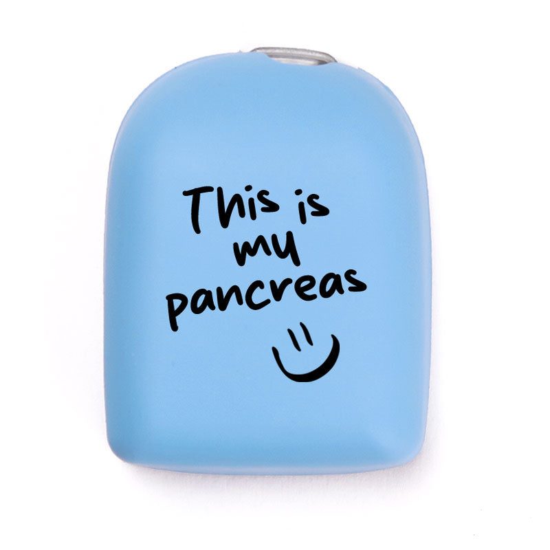 Omnipod reusable cover: This is my pancreas - Light blue