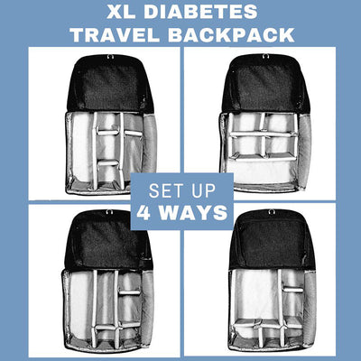 Sugar Medical XL Diabetes Travel Backpack