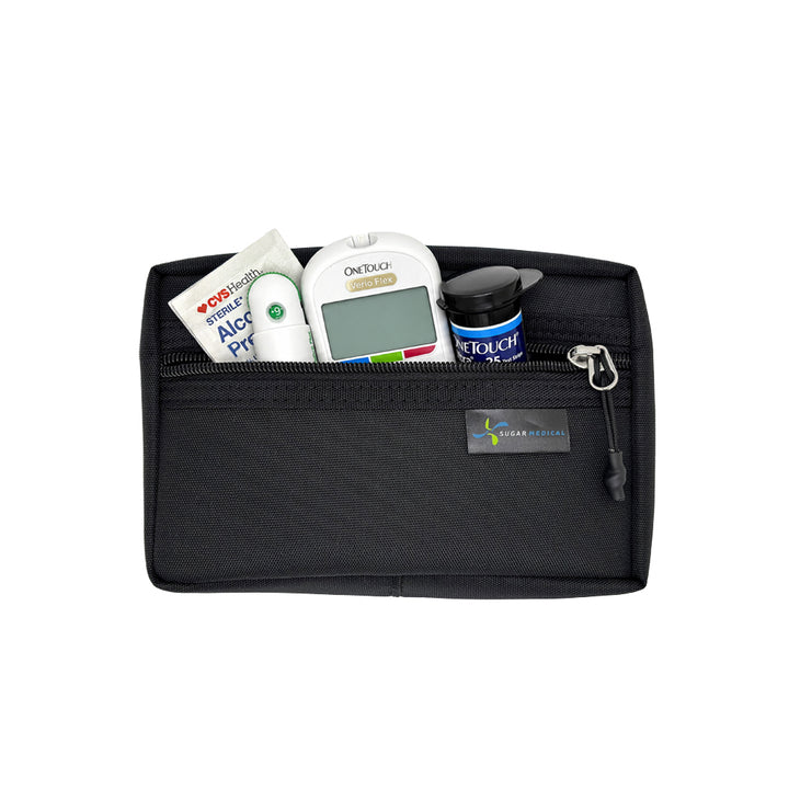 Sugar Medical Diabetes Insulated Travel Bag: Black