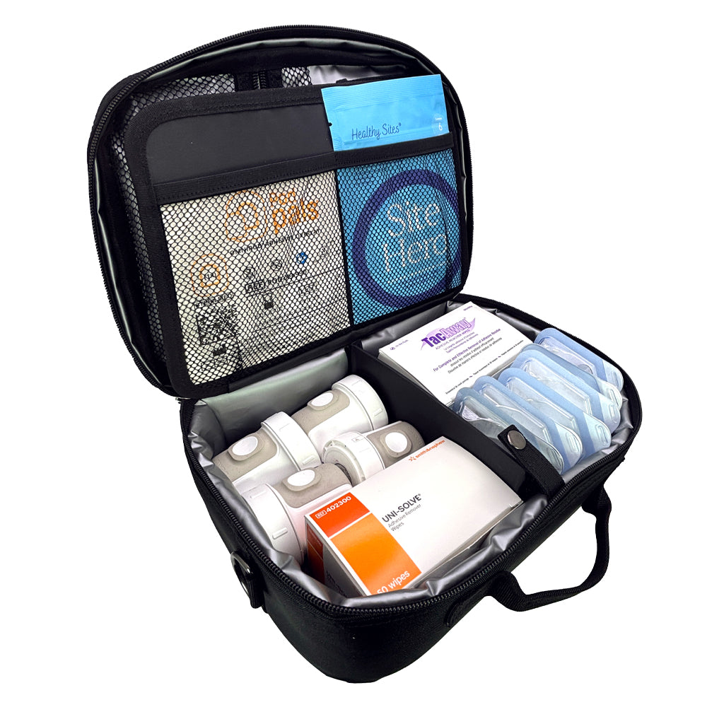 Sugar Medical Diabetes Insulated Travel Bag: Black