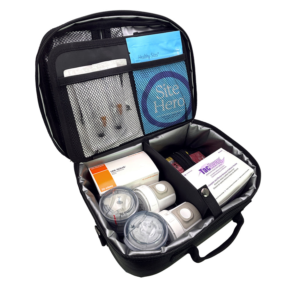 Sugar Medical Diabetes Insulated Travel Bag: Black