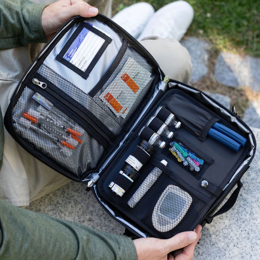 Sugar Medical Diabetes Insulated Travel Bag: Black
