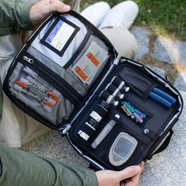 Sugar Medical Diabetes Insulated Travel Bag: Black
