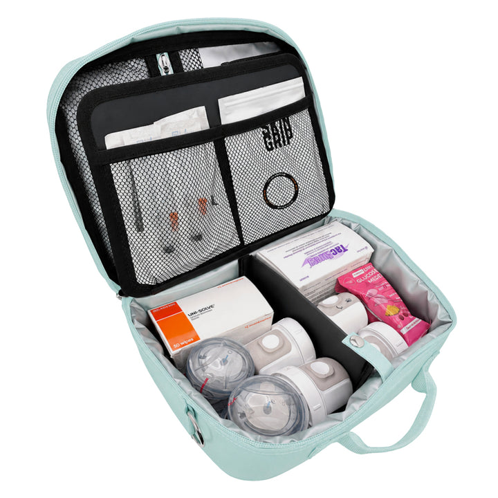 Sugar Medical Diabetes Insulated Travel Bag: Seafoam