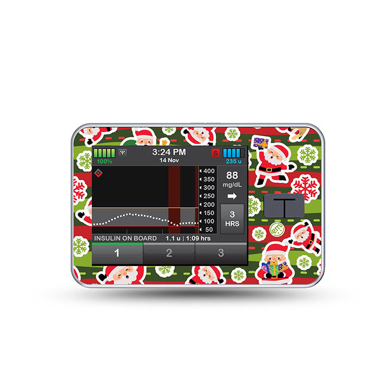 ExpressionMed Tandem t:slim decorative sticker: Santa sticker bomb ...