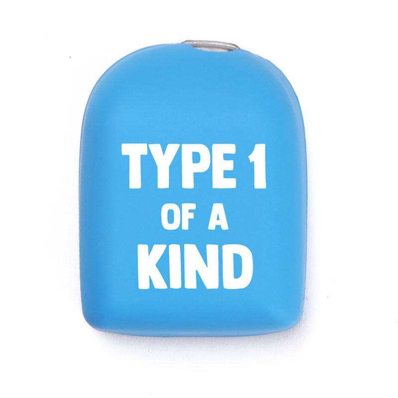 Omnipod reusable cover: Type 1 of a kind - Blue