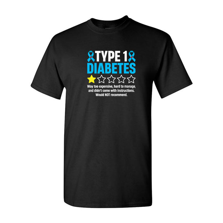 Type 1 Diabetes one star Unisex t-shirt