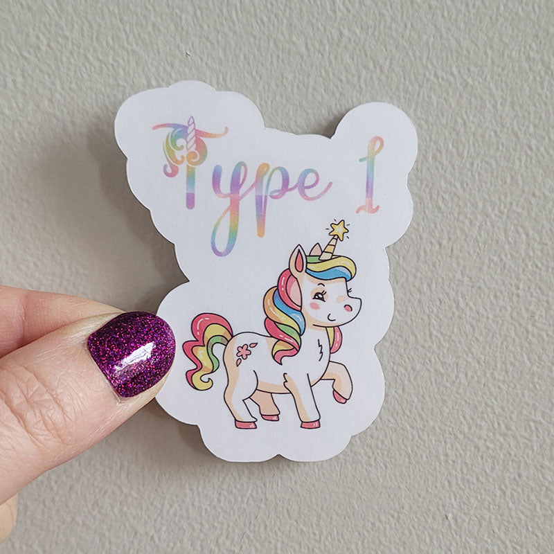 Type one unicorn Sticker