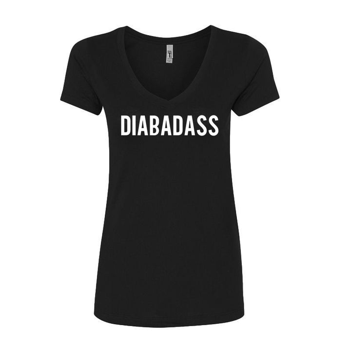 T-shirt col V femme Diabadass