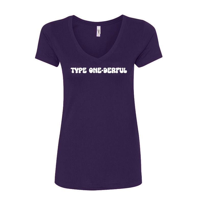Type one-derful T-shirt col V femme