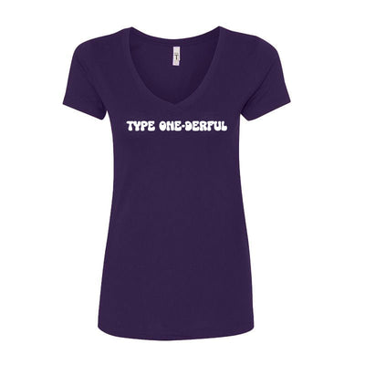 Type one-derful Women's v-neck t-shirt