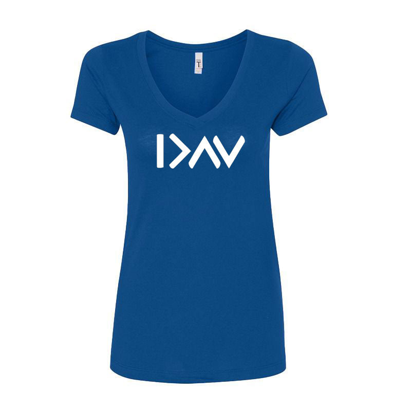 I am greater than my highs and lows Women's v-neck t-shirt