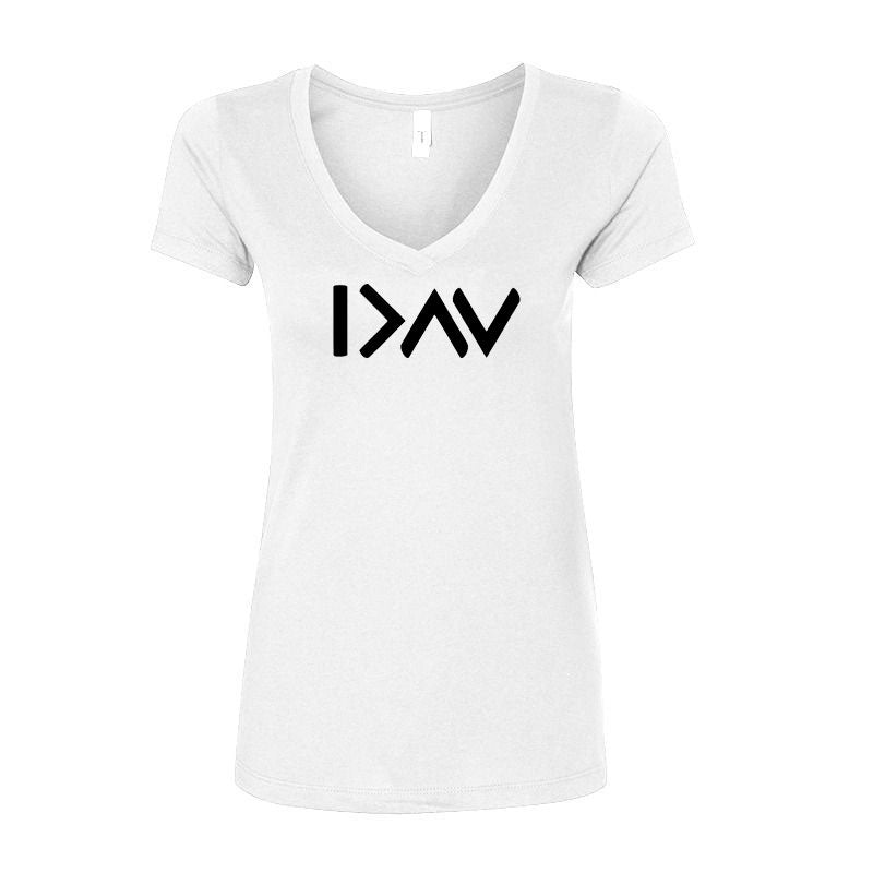 I am greater than my highs and lows Women's v-neck t-shirt