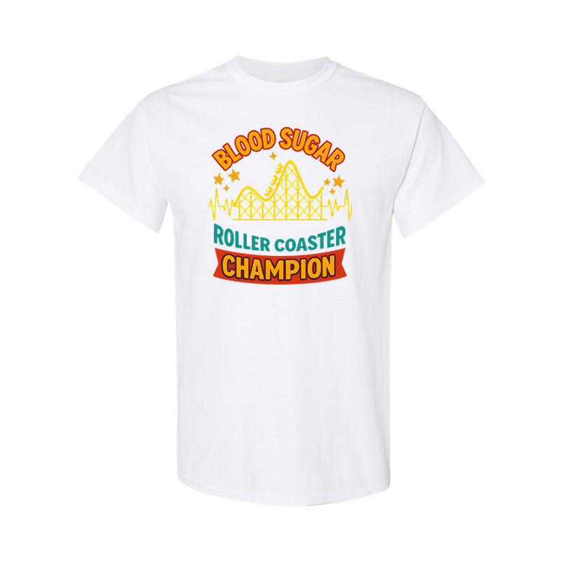 Blood sugar roller coaster champion Unisex t-shirt