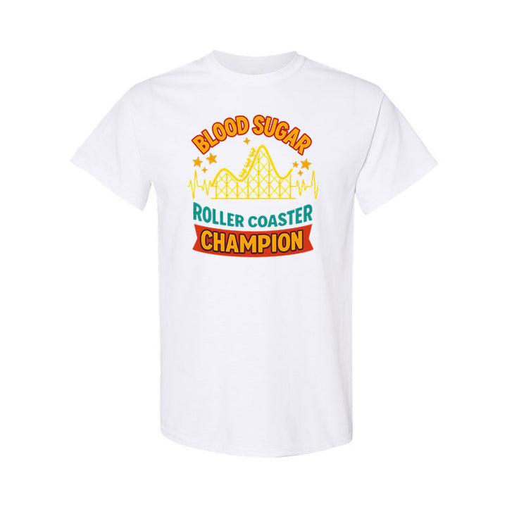 Blood sugar roller coaster champion Unisex t-shirt
