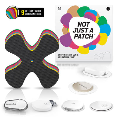 Not Just a Patch X-Patch for all CGM's and Insulin pumps - Sample