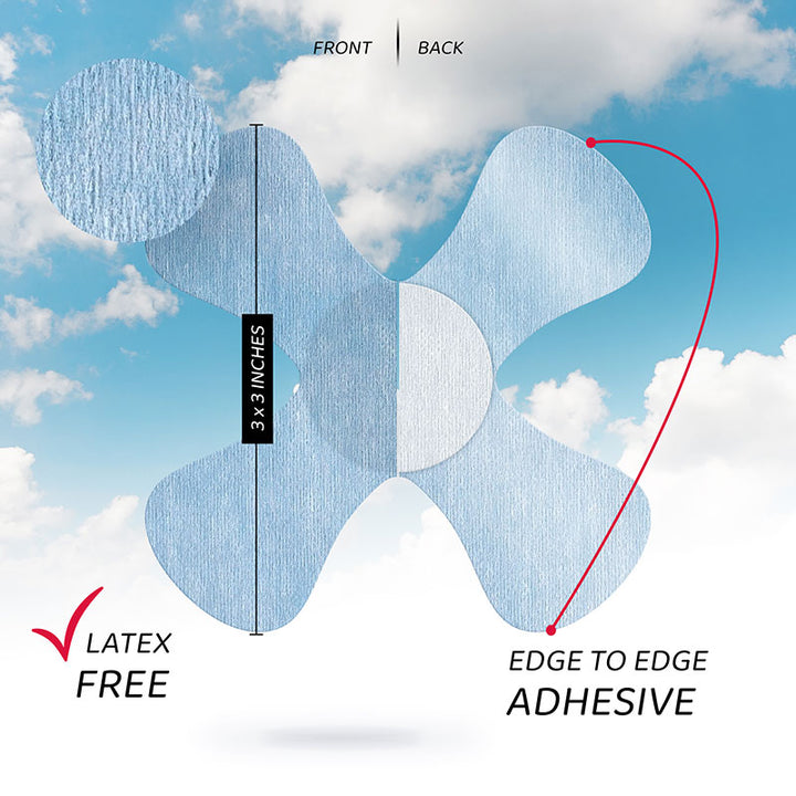 Not Just a Patch X-Mini Air Patchs adhésifs pour Freestyle Libre, Medtronic et Dexcom G7 - Paquet de 20