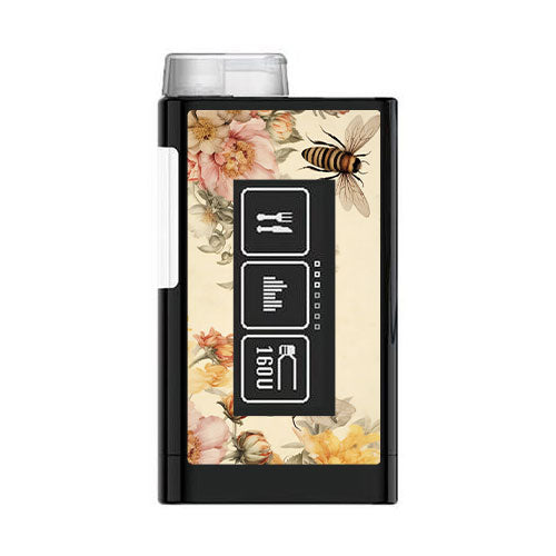 YpsoPump Decorative Sticker: Bees and flowers