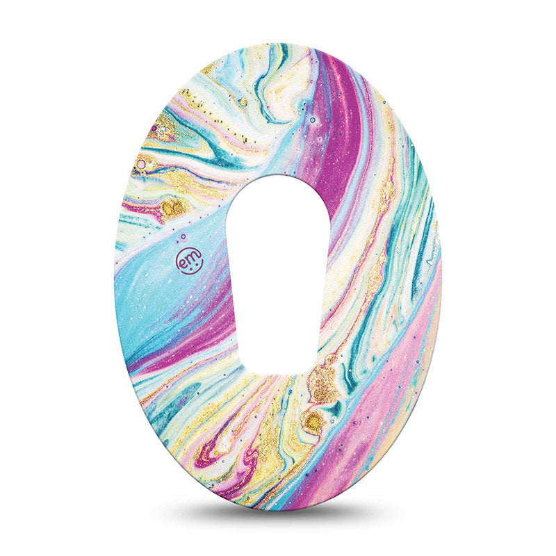 Dexcom G6 ExpressionMed tapes: Shimmering marble