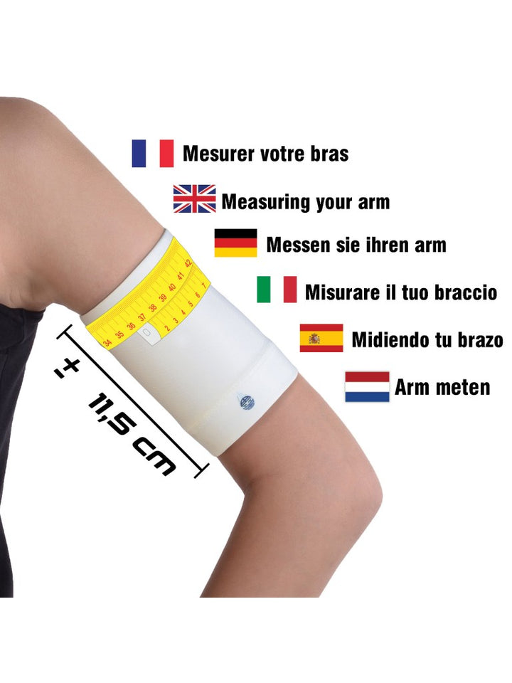 Dia-Band Armband for Adults - Cover your sensor: Creamy White