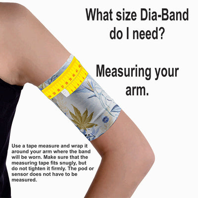 Dia-Band Armband, Junior Size - Cover your sensor: Fuschia flash
