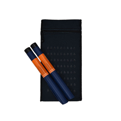 Dia-Cool Insulin cooling wallet for insulin pens: Black Knight