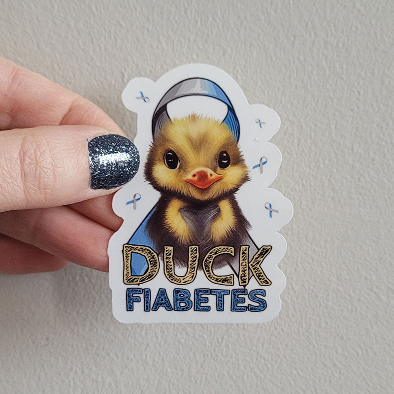 Duck Fiabetes Sticker