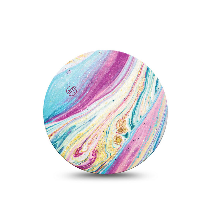 Freestyle Libre 1 & 2 ExpressionMed overpatch: Shimmering marble