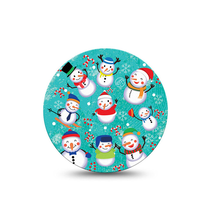 Freestyle Libre 1 & 2 ExpressionMed overpatch: Snowman celebration