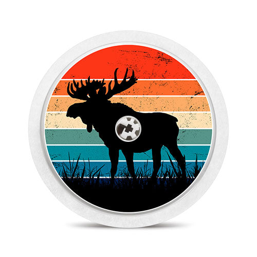Freestyle Libre 1 & 2 sensor sticker: Moose