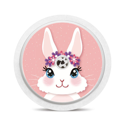 Freestyle Libre 1 & 2 sensor sticker: Cute rabbit