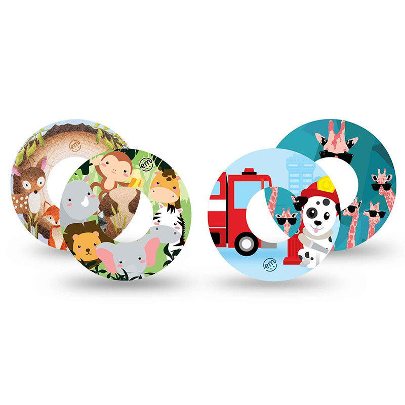 Freestyle Libre 1 & 2 ExpressionMed tapes: Cute animals variety pack
