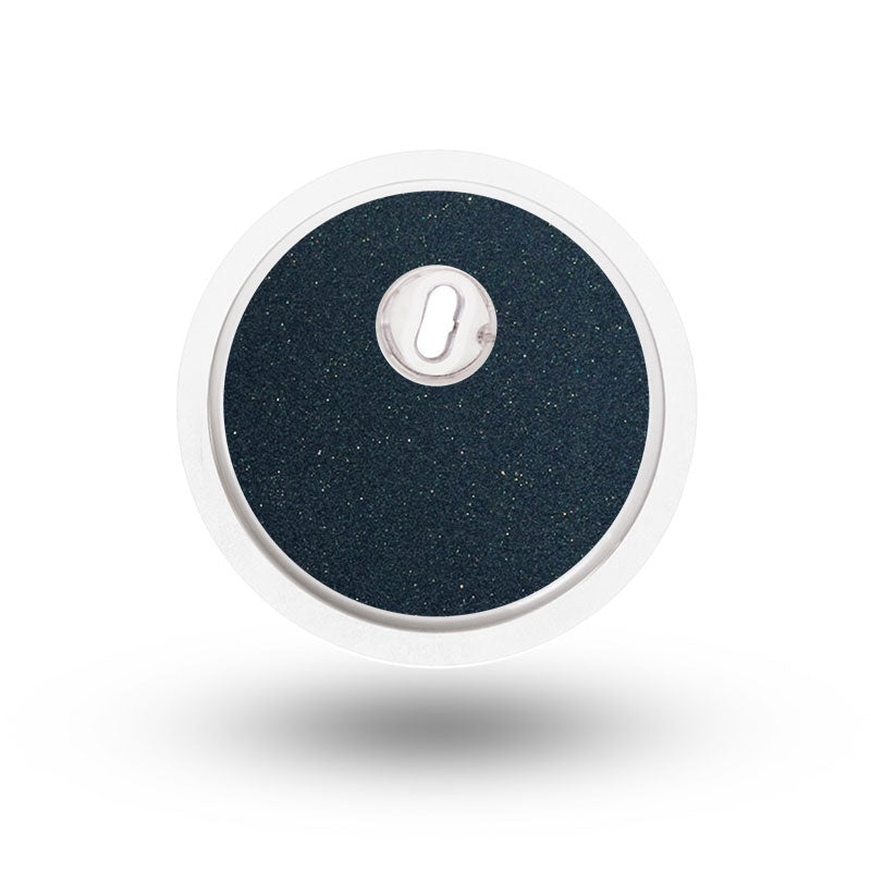 Sensor Stock Sticker Freestyle Libre 3 sensor sticker: Black glitter – Pimp My Diabetes