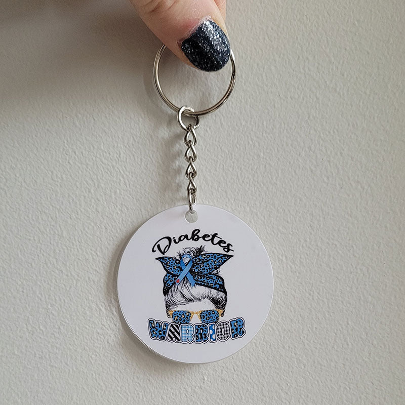 Diabetes warrior keychain Pimp My Diabetes