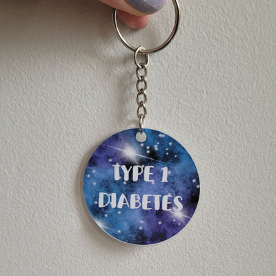 Type 1 Diabetes keychain