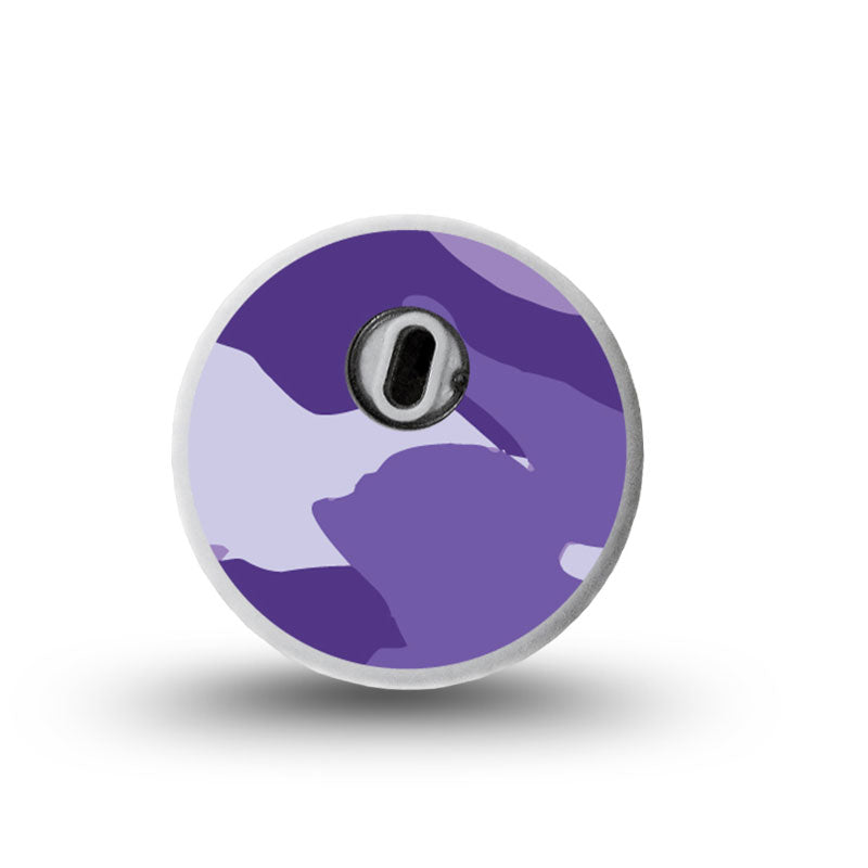 ExpressionMed Freestyle Libre 3 sensor sticker: Purple camo
