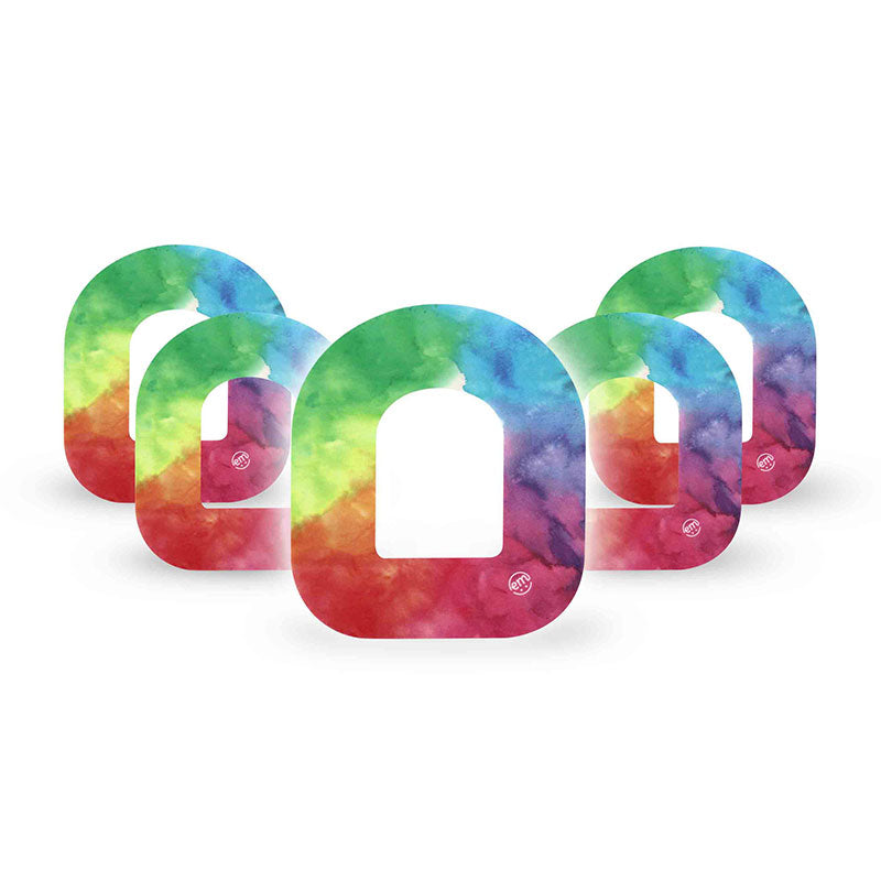 Omnipod ExpressionMed tapes: Rainbow clouds
