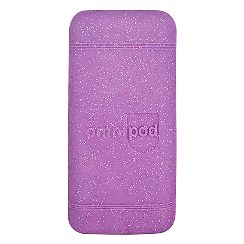 Coque gel Omnipod 5 : Paillettes violettes