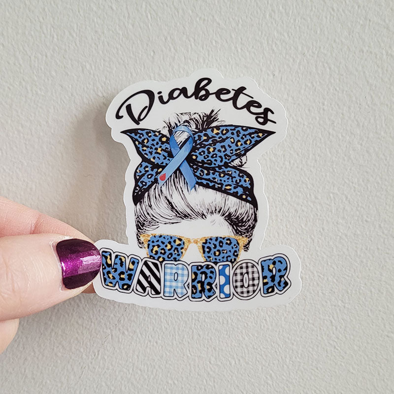 Diabetes Warrior Sticker