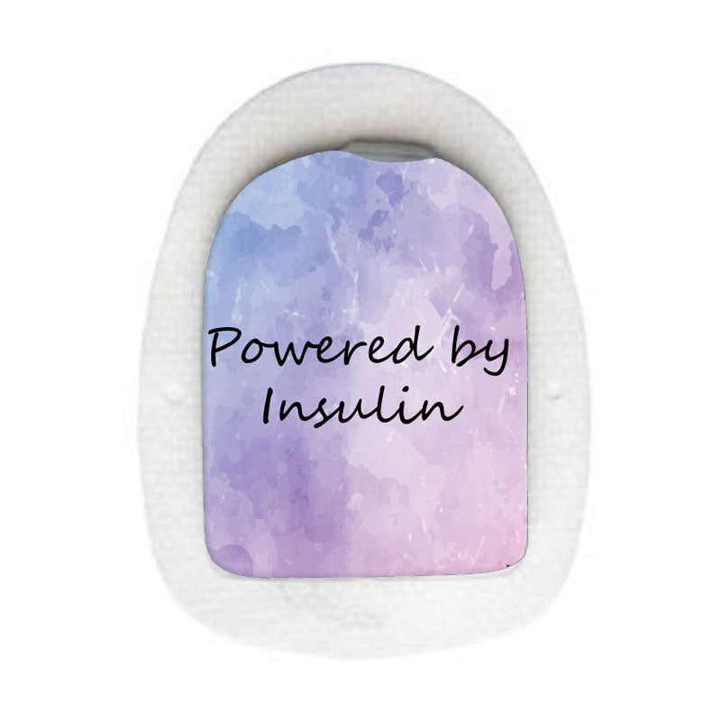 Omnipod decorative sticker: Powered by Insulin
