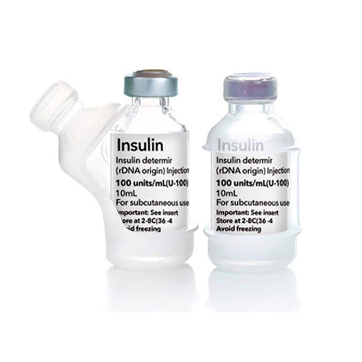 Vial Safe Insulin Vial Protector Case, Short 10mL Size, Clear, 2-Pack